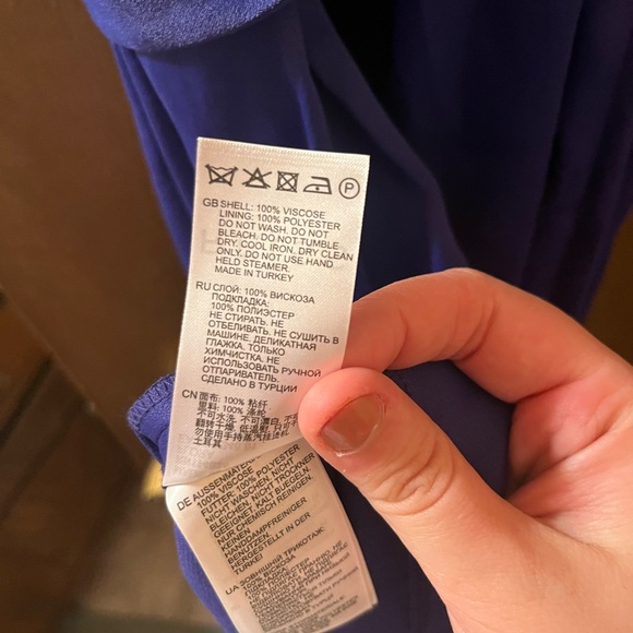 Reiss Flora Off-The-Shoulder Satin Midi Dress in Purple - Picture 12 of 12